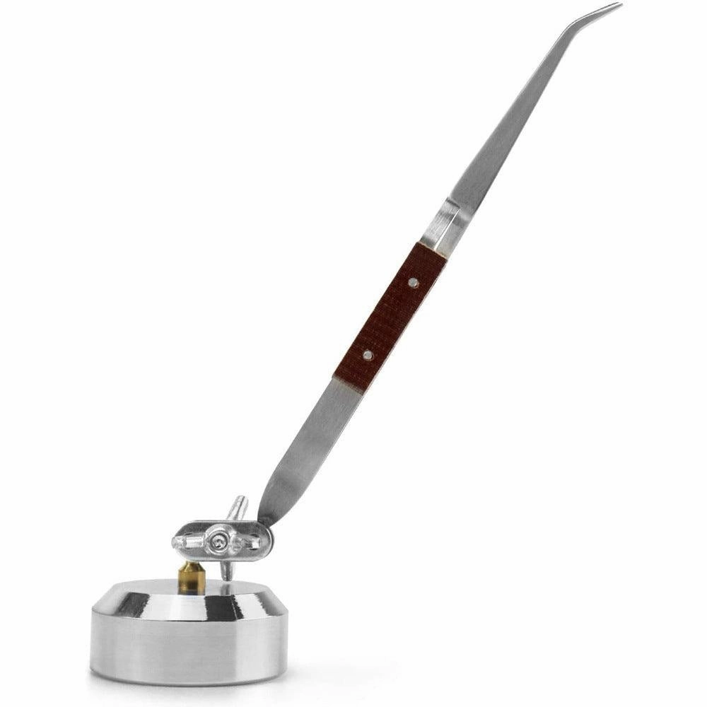 Cross Locking Jewelry Welding/Soldering Tweezers with Base 360° Rotation