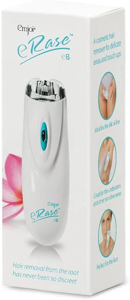 Emjoi eRase e6 - Facial Hair Remover - Epilator - Easy No Pain