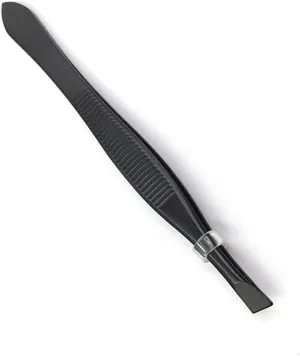 Eyebrow Tweezers Beauty Stainless Steel Eyebrow Tweezer Slant Head Hair Removal Eyebrow Clip Makeup Tool Beauty Tip (Color : 02) Tweezers (Color : 2) (1)