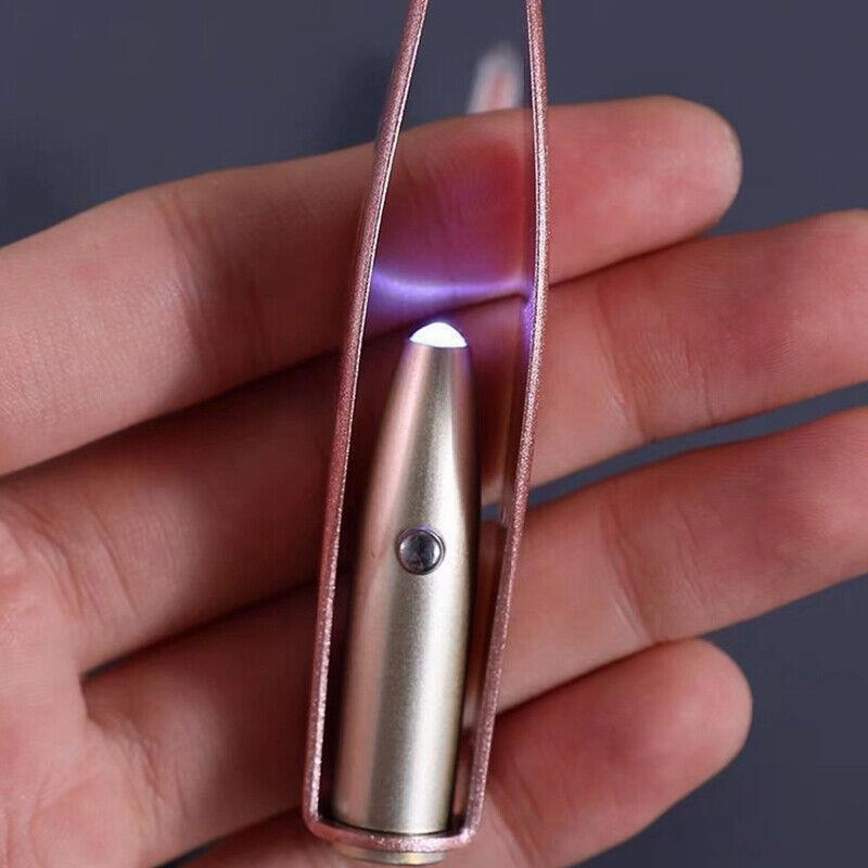 Eyebrow Eyelash Tweezers With Built-In Led Light Hair Removal Makeup Tool  Au