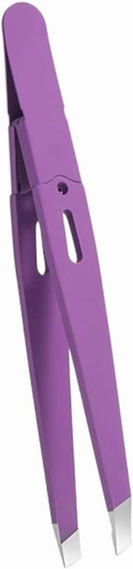 Eyebrow Tweezer Colorful Hair Beauty Fine Hairs Puller Stainless Steel Slanted Eye Brow Clips Removal Makeup Tools(Mr-2168PR)
