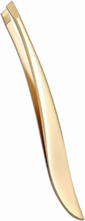 Eyebrow Tweezers 1Pc Eyebrow Tweezer Hair Beauty Slanted Puller Stainless Steel Eye Brow Clips Hair Removal Makeup Tool (Color : Gold) Tweezers