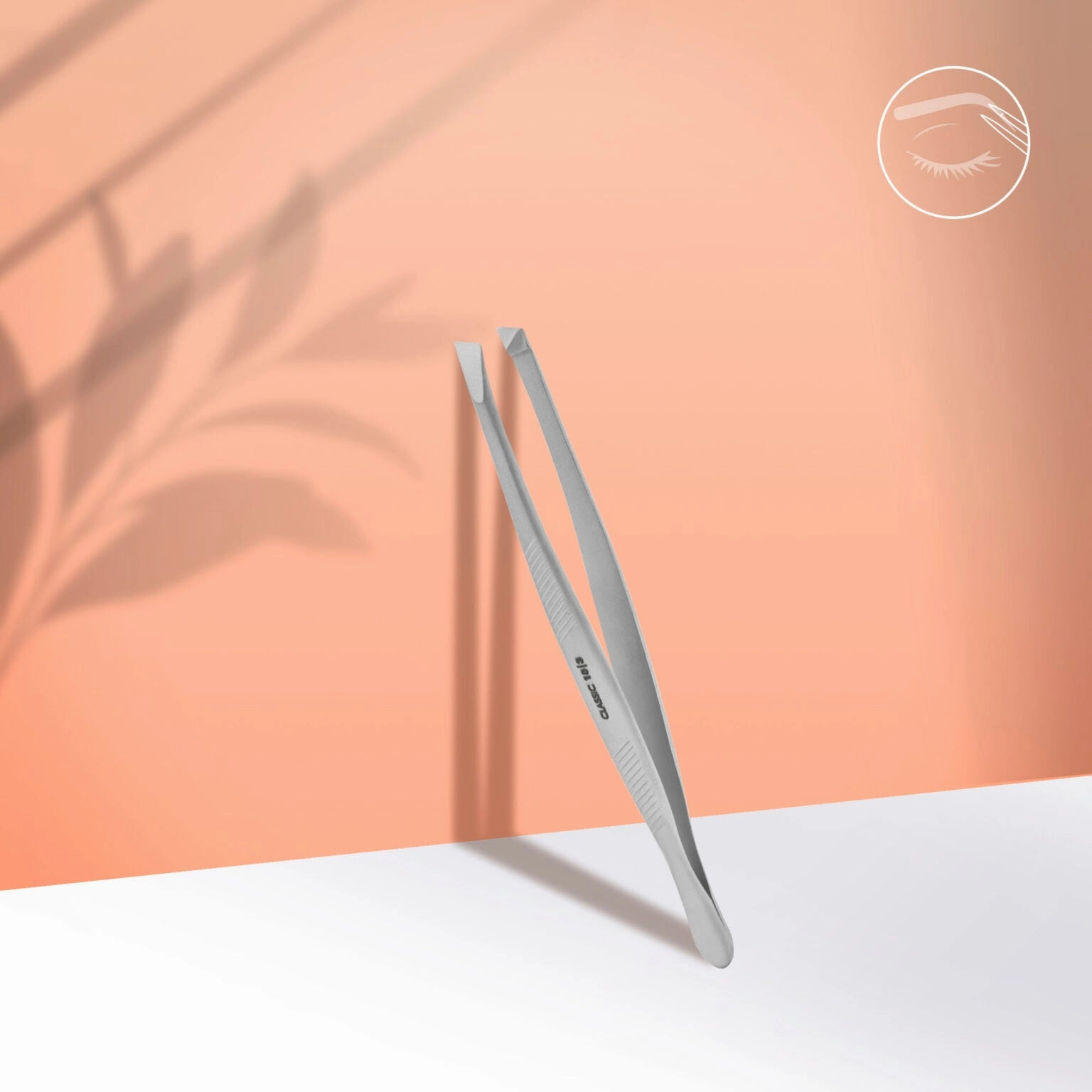 Eyebrow tweezers EXPERT 10 TYPE 1 (wide straight)