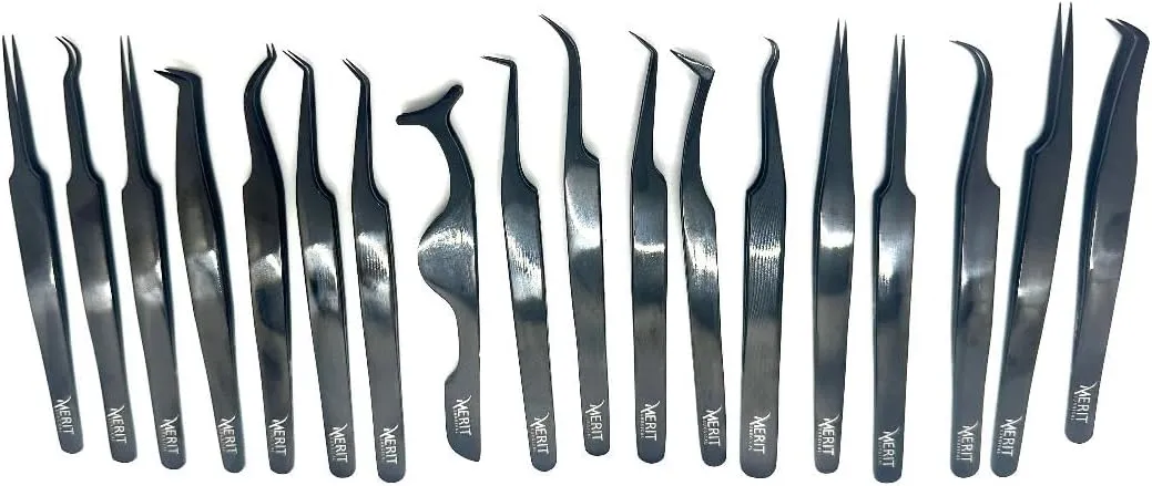 Eyelash Tweezer Set of 18