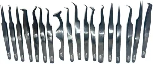 Eyelash Tweezer Set of 18
