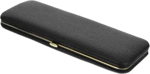 Eyelash Tweezers Storage Box Portable Makeup Organizer with Magnetic Closure for Eyelash Extensions Durable PU Material Elegant Design for Travel and Storage of Makeup