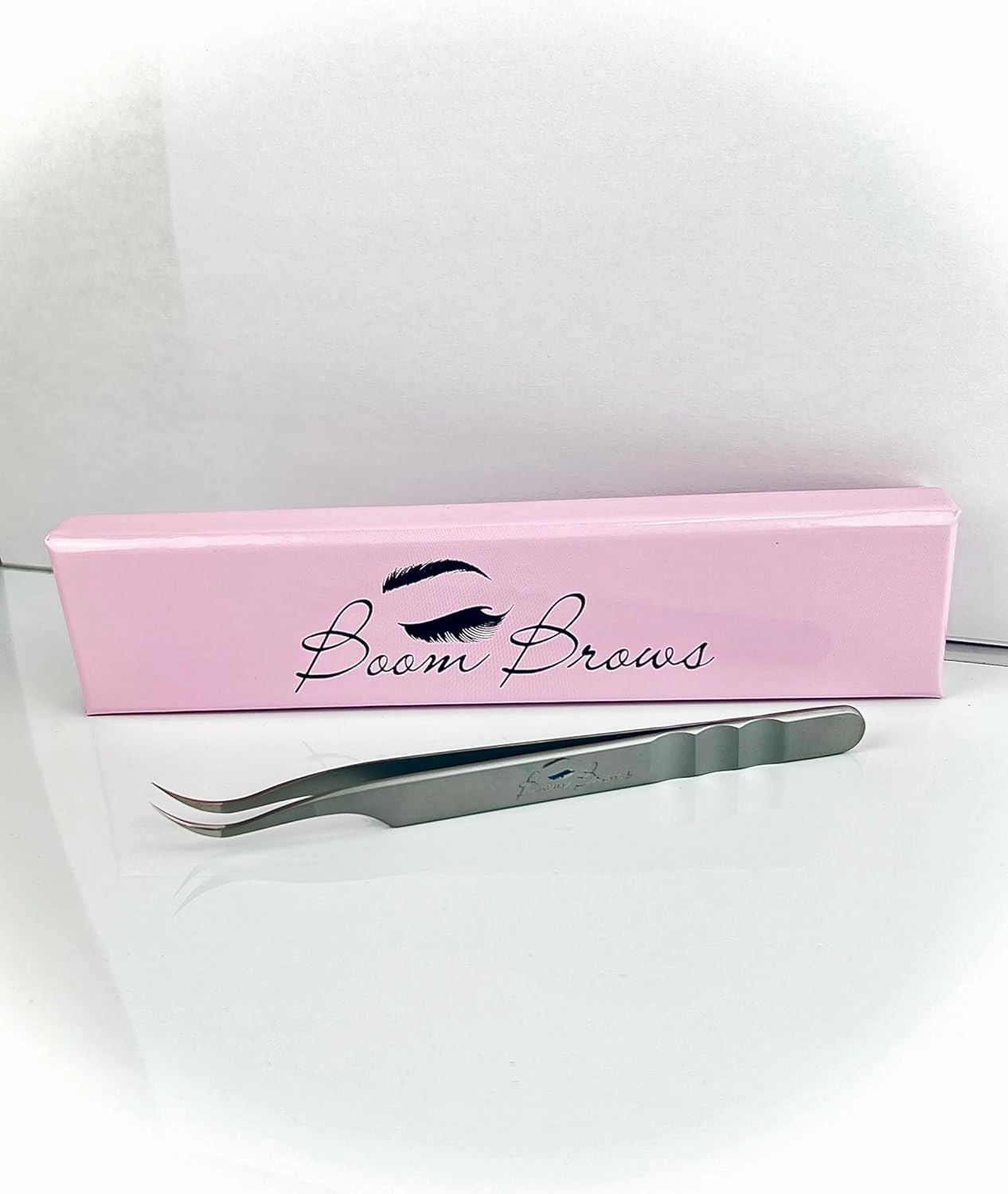 Eyelash Extension Stainless Steel Tweezer. Japanese Stainless Steel. (Curve Tip)