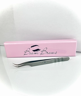 Eyelash Extension Stainless Steel Tweezer. Japanese Stainless Steel. (Curve Tip)
