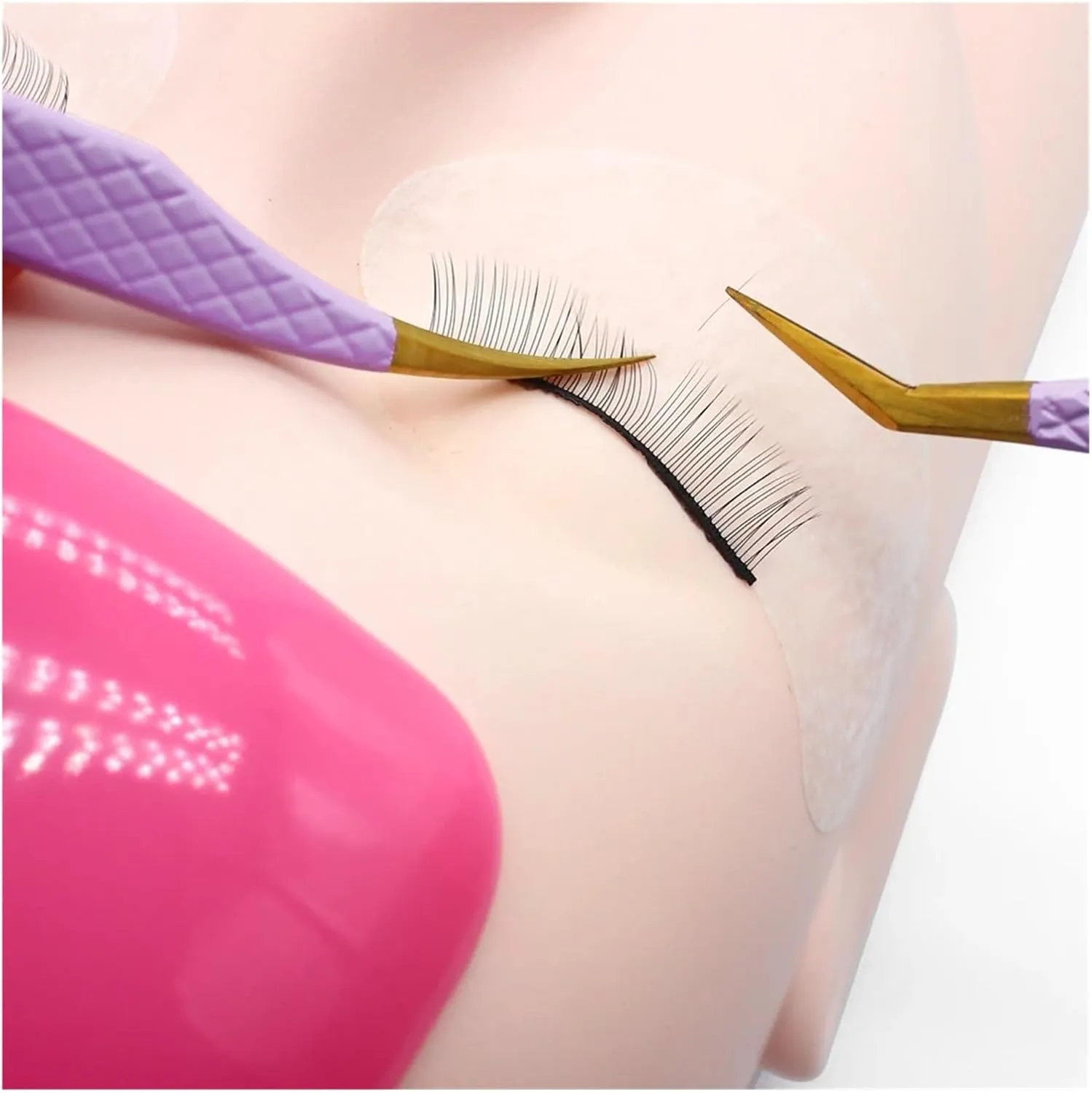 Eyelashes Tweezers Stainless Steel Superhard Tweezers High Precision Anti-static Tweezers For Eyelash Extensions Tools(03)