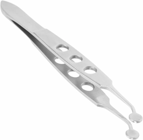Eyelid Tweezers for Meibomian Gland Massage Stainless Steel for Women Eyelid Compressor Forceps Beauty Tool for Dry Eyes Tip