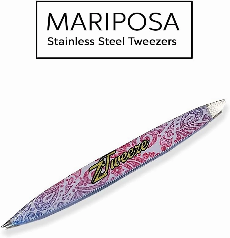 F.A.R.A.H Professional Z-Tweeze Dual Ended Tweezer - Mariposa Stainless Steel Tweezers