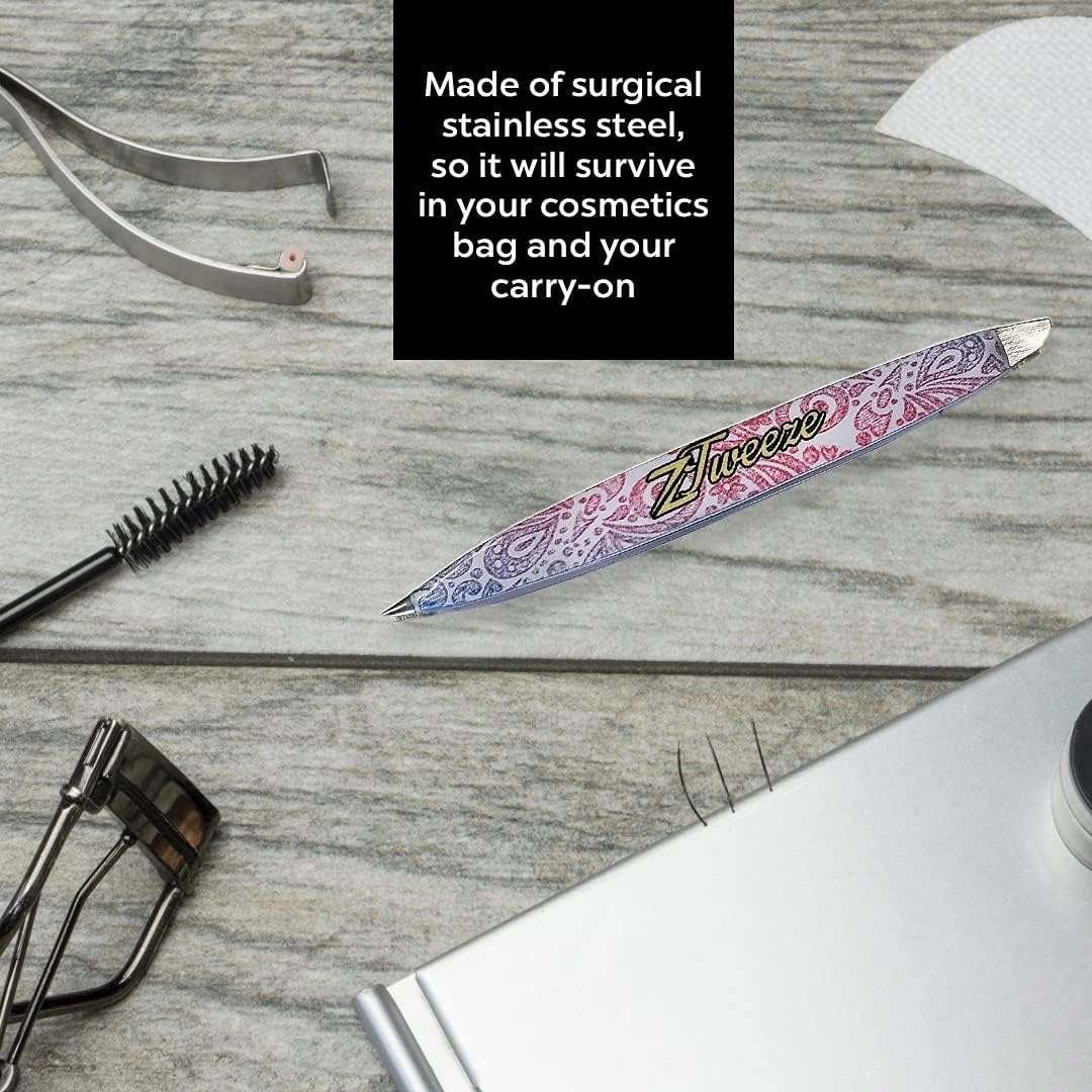 F.A.R.A.H Professional Z-Tweeze Dual Ended Tweezer - Mariposa Stainless Steel Tweezers