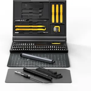 Fanttik E1 NEX Workstation 3.7V Electric Screwdriver Kit, Precision Screwdriver Set, 64 Magnetic Bits, 12 Types Fix Tools, 0.05/0.2 N.m, Repair Tool for Phone Laptop Watch Electronics