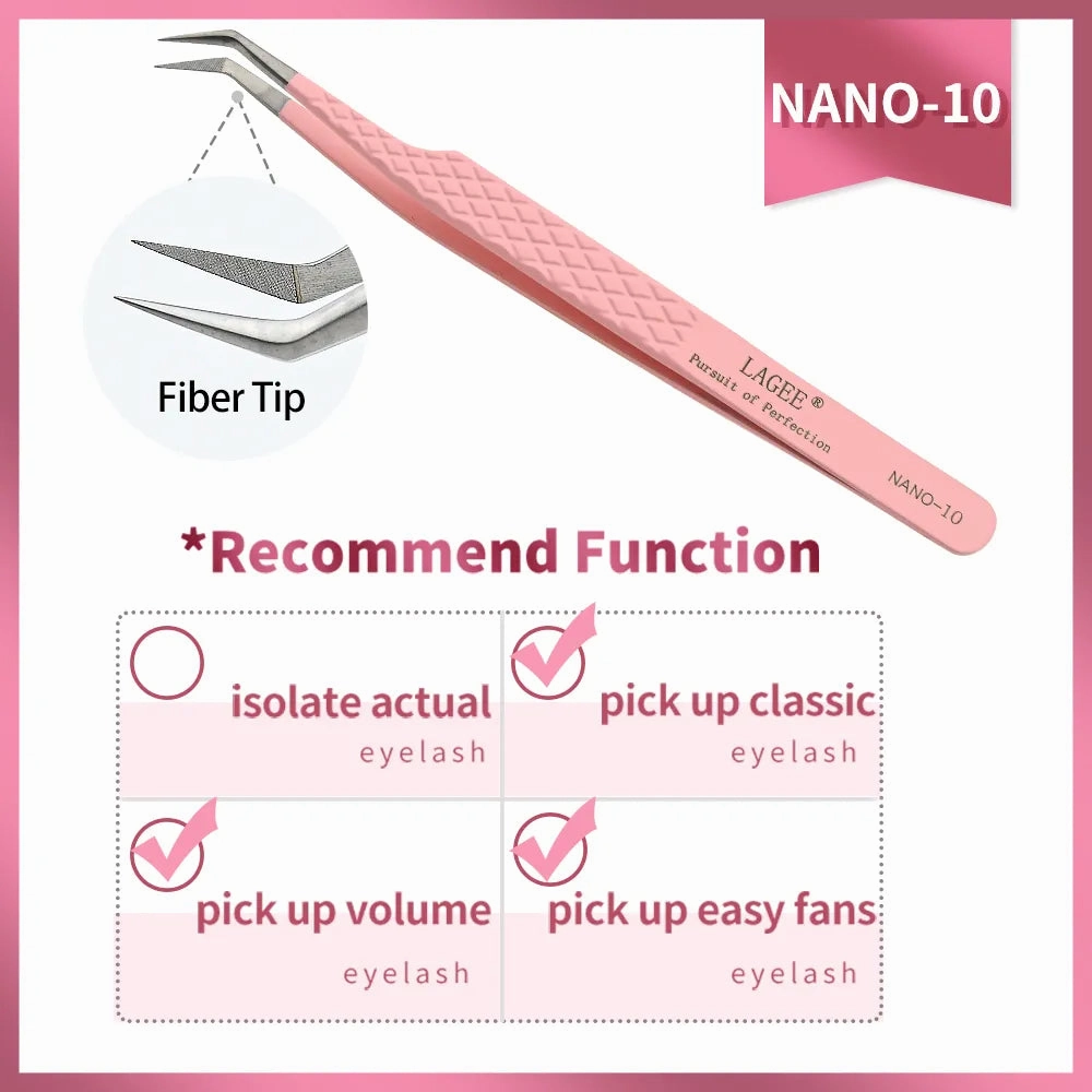 Fiber Tip Eyelash Extension Tweezer