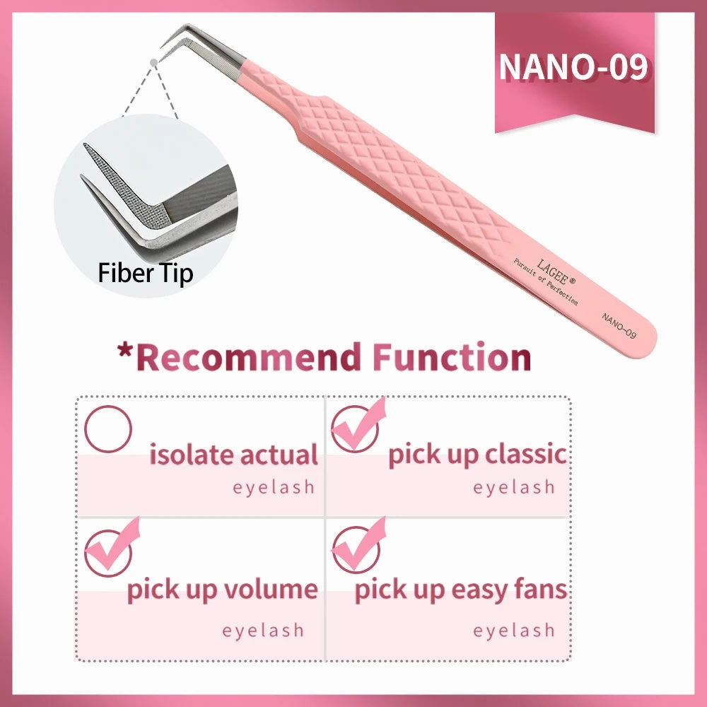 Fiber Tip Eyelash Extension Tweezer