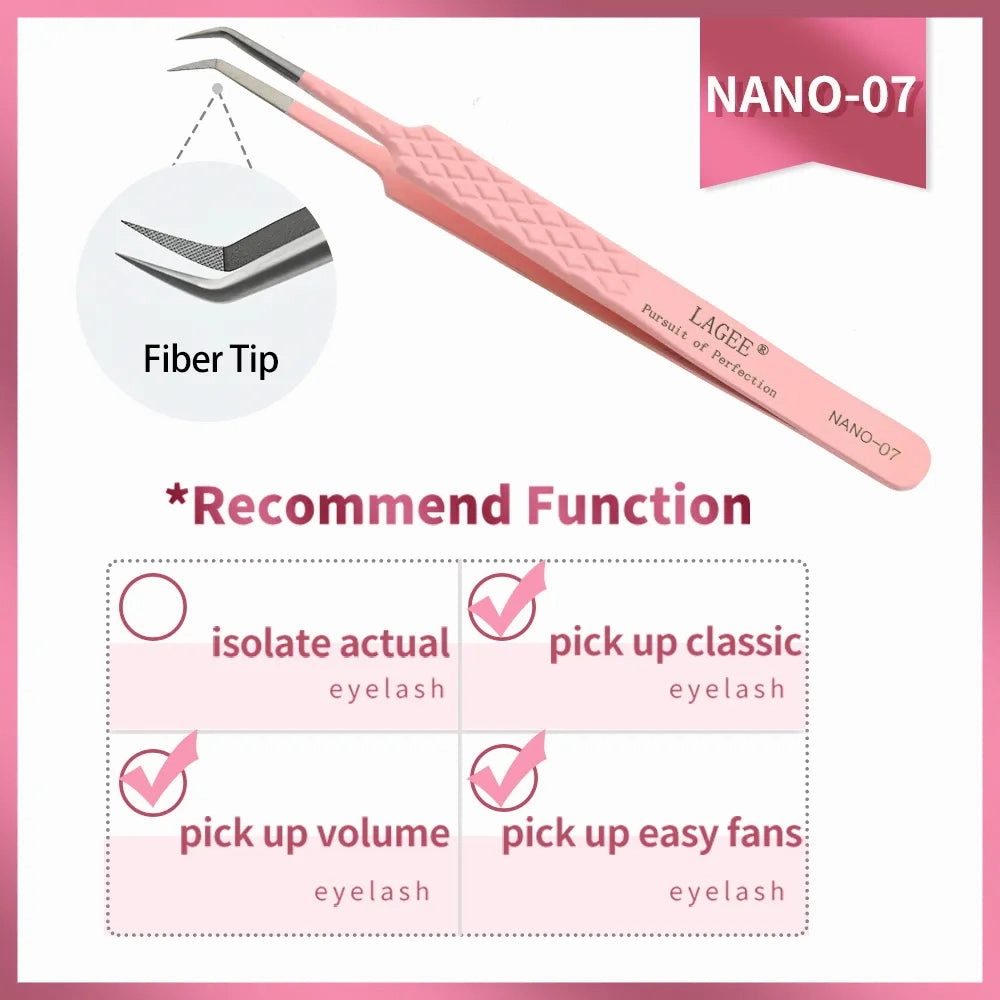 Fiber Tip Eyelash Extension Tweezer
