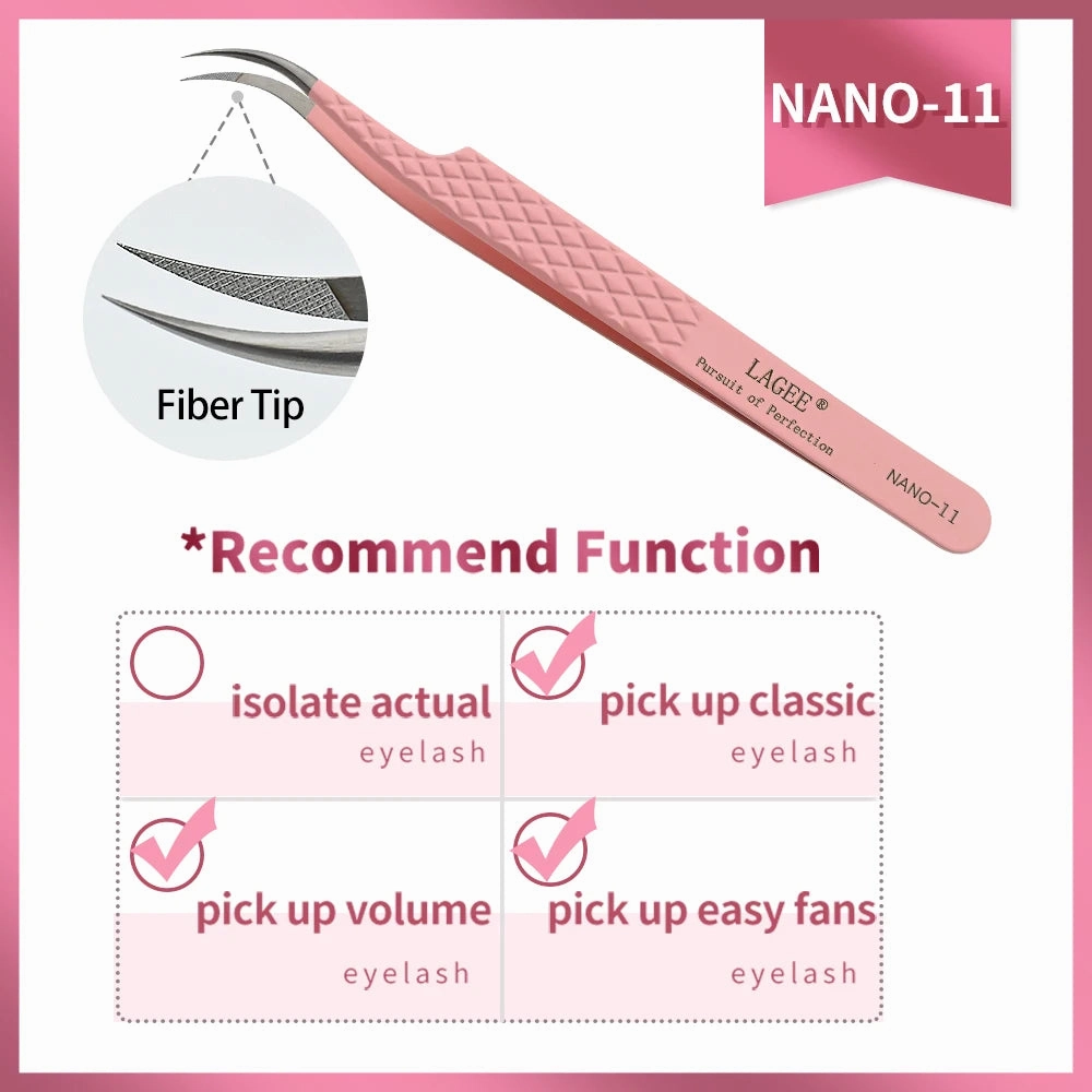 Fiber Tip Eyelash Extension Tweezer
