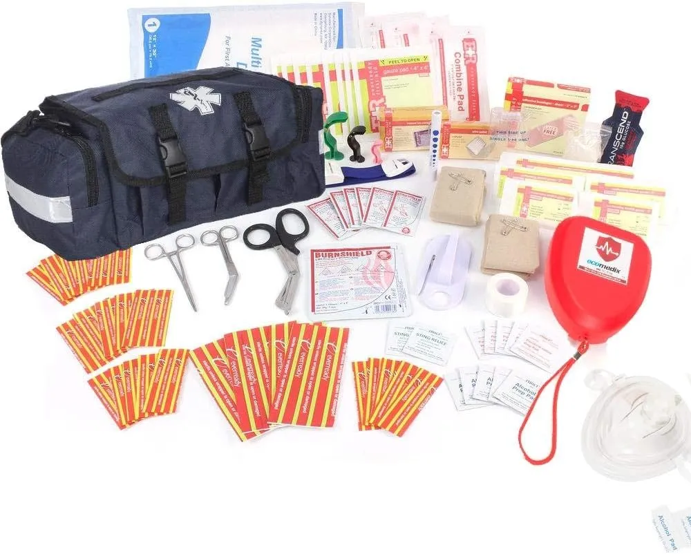 First Aid Trauma Kit with Supplies