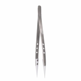 FTVOGUE Tweezer Straight Head Fine Tip Repair Tweezers Tweezers for Ingrown Hair, Facial Hair, Tweezers