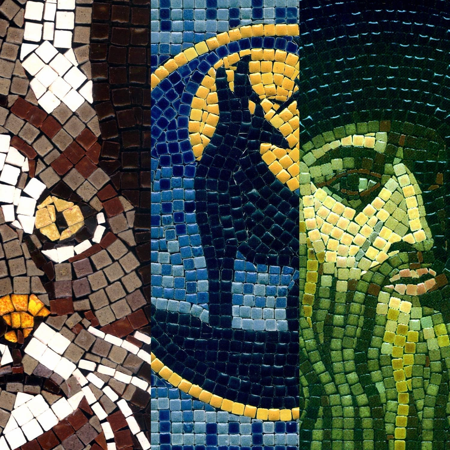 Glazed Ceramic Tiles for DIY Mosaic Artwork Arts, 0.19 Inch 5 mm, 1000 Pcs Dark Green, RG07