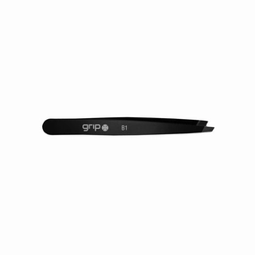 GRIP TWEEZER SLANTED TIP MATTE BLACK