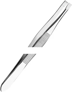 Hair Removal Tweezers Precision Slant Eyebrow Tweezers Non-slip Makeup Remover Tweezer Tools Stainless Steel Face Hair Women Removal Clip
