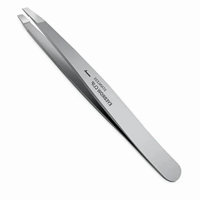 Hair Removal Makeup Tools Eyebrow Tweezer Stainless Steel Oblique Eye Brow Clips Eyelashes Extension Double Eyelid Tools Beauty