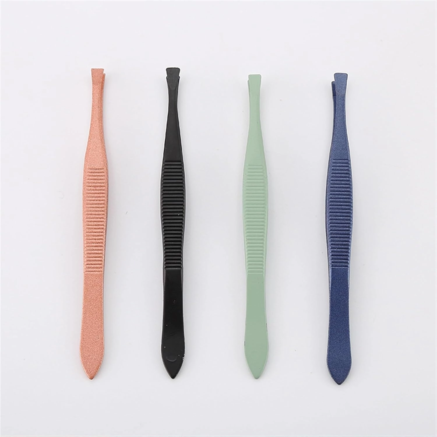 Hair Removal Tweezers Eyebrow Clip Slant Tip Hair Removal Eyebrow Tweezer Makeup Tool(Black)