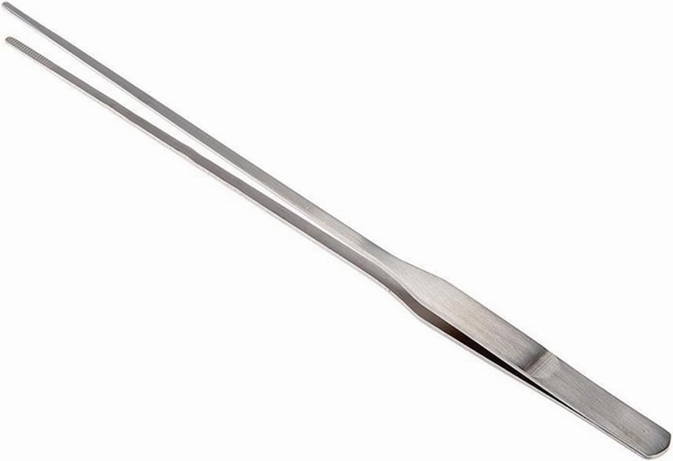 Hair Removal Tweezers Long Straight Tweezers Stainless Steel Aquarium Basin