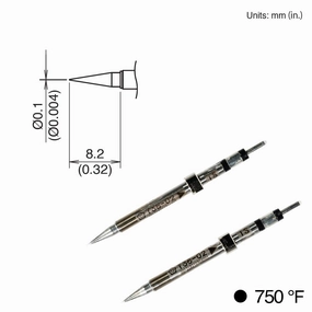 Hakko T38-02IS Conical Tip, 400°C/750°F