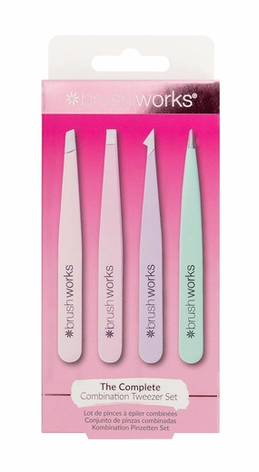 HD 4 Piece Combination Tweezer Set - Pastels