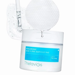 Hyaluronic Acid 3000 Ampoule Toner Pads with 11 types of Hyaluronic Acids - Hypoallergenic Face Pads helps with Clearer Skin, Pore Tightening, Moisturizing - Pad Tweezer Included - 70ct