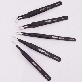 JAKEMY JM-T7-11 Stainless Steel Anti-Static Long Pointed End Tweezers