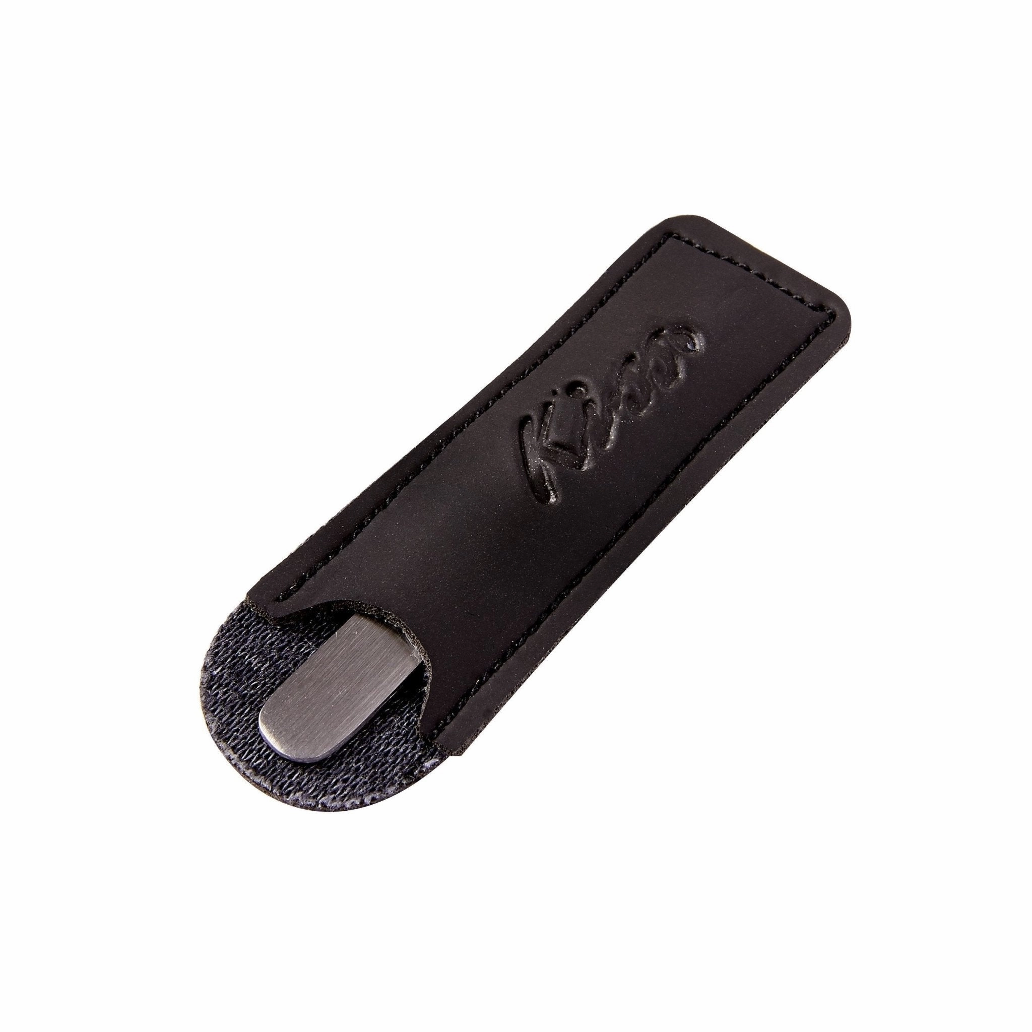 KISS NEW YORK Travel Size Slant Tip Tweezer with Pouch – Superior Performance On-the-Go Brow Tool