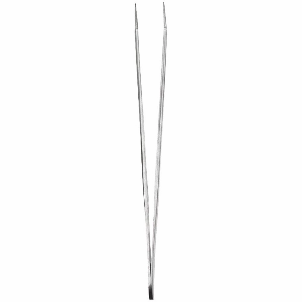 L-Shaped Volume Tweezer - Stainless Steel - 4.45" Long / Case of 20 Individually Wrapped Tweezers