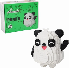 Larcele Animal Series Micro Building Blocks Animal Set, DIY Mini 3D Building Toy Bricks,1628 Pieces KLJM-07 (Panda)