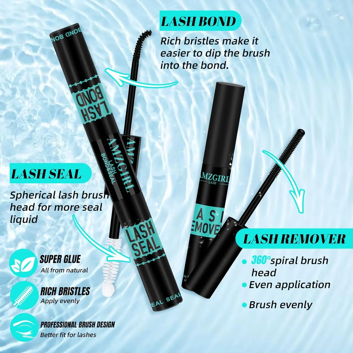 Lash Extension Kit,DIY Individual Lashes Clusters Kits,with Bond And Seal,Lash Remover For Eyelashes Extensions,Lash Applicator Tool For False Eyelash Cluster Kit 144Pcs(XP05,VINE025|set)