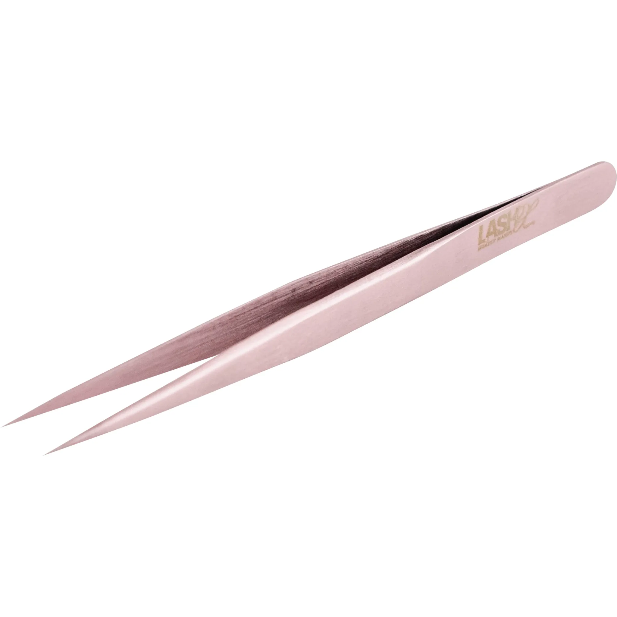 Lash Extension Straight Tweezer - Rose Gold