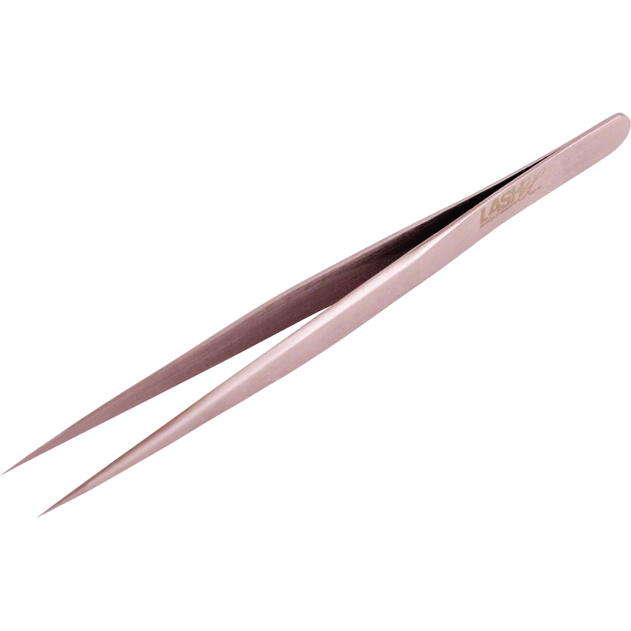 Lash Extension Straight Tweezer - Rose Gold