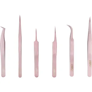 Lash Extension Straight Tweezer - Rose Gold