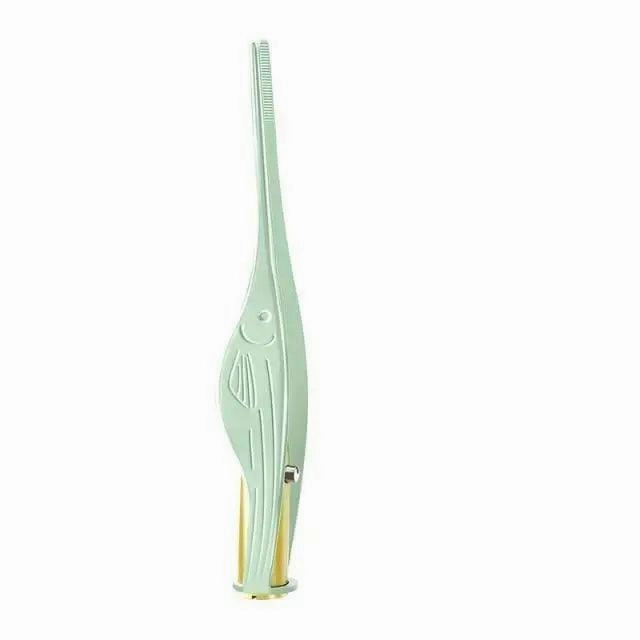 LED Flashlight Stainless Steel Tweezers Ear Pick Clean Colorful Tweezers Tool Hair Removal Care