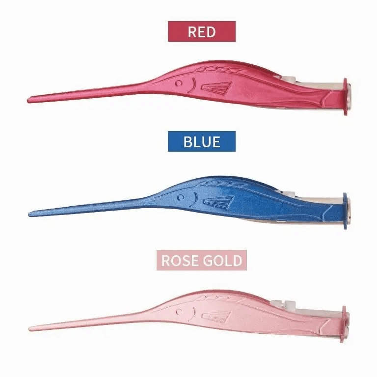 LED Flashlight Stainless Steel Tweezers Ear Pick Clean Colorful Tweezers Tool Hair Removal Care
