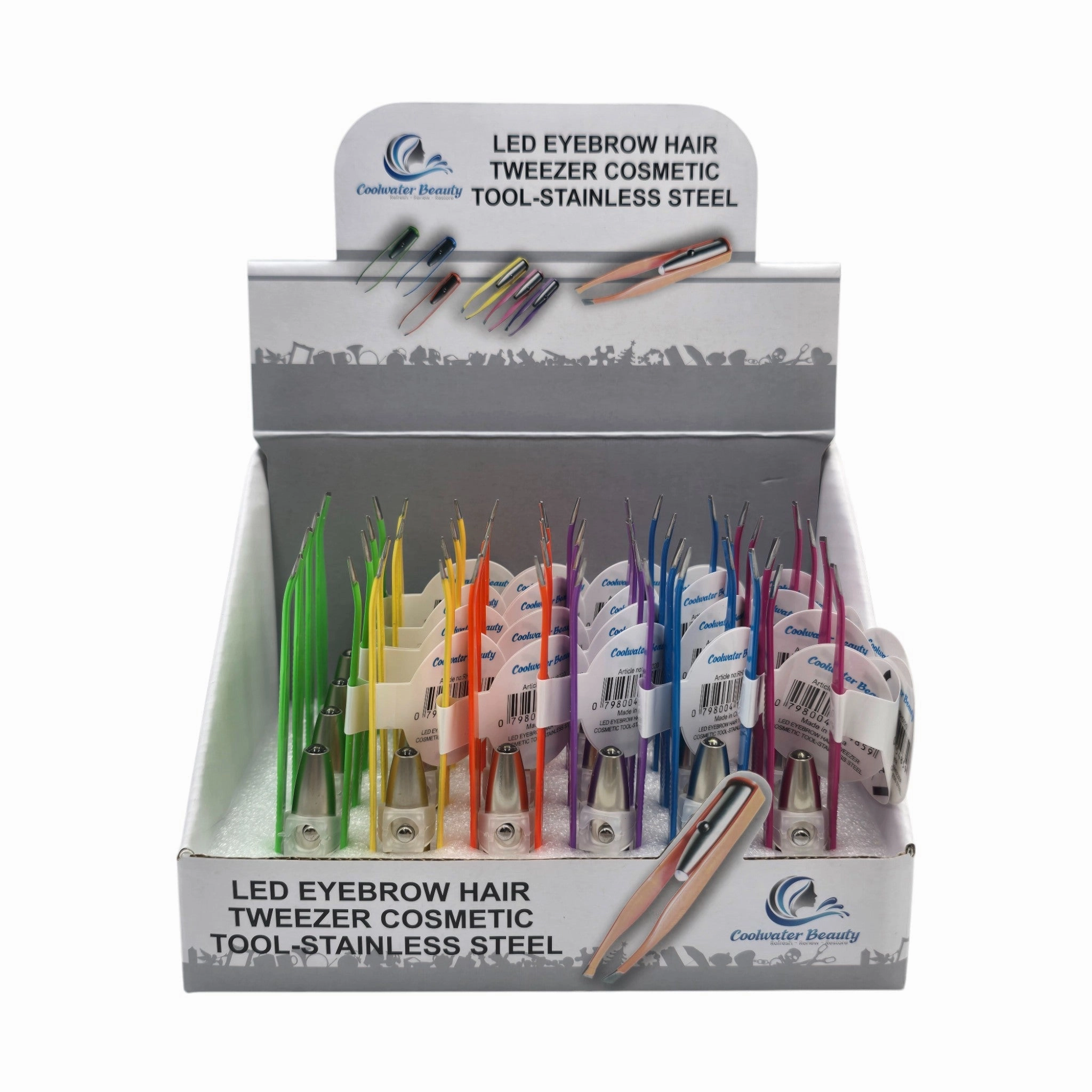 LED Stainless Steel Tweezers
