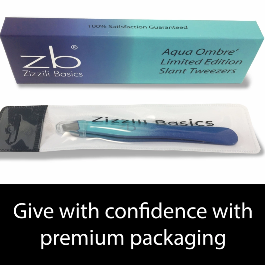 Limited Edition Aqua Ombre Slant Tweezer