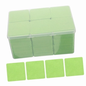 Lint- Lash Glue Set 1080 Pcs Square Cotton Pads for Lash Extension Nail Polish Quick Easy Cleaning