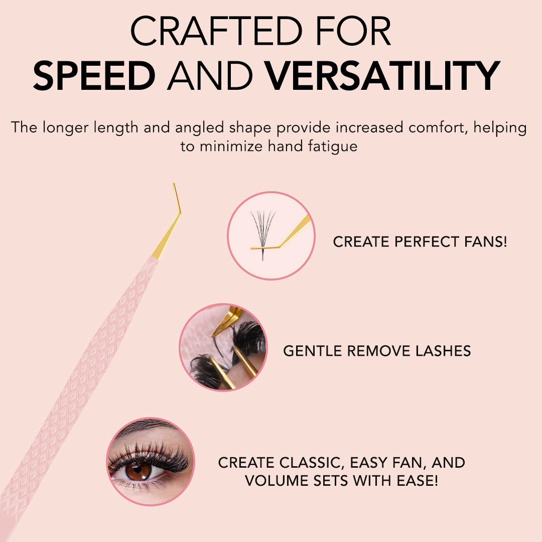 Long 45° Angle Tweezer
