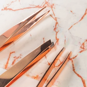 Luxe Tweezer Set-Rosegold