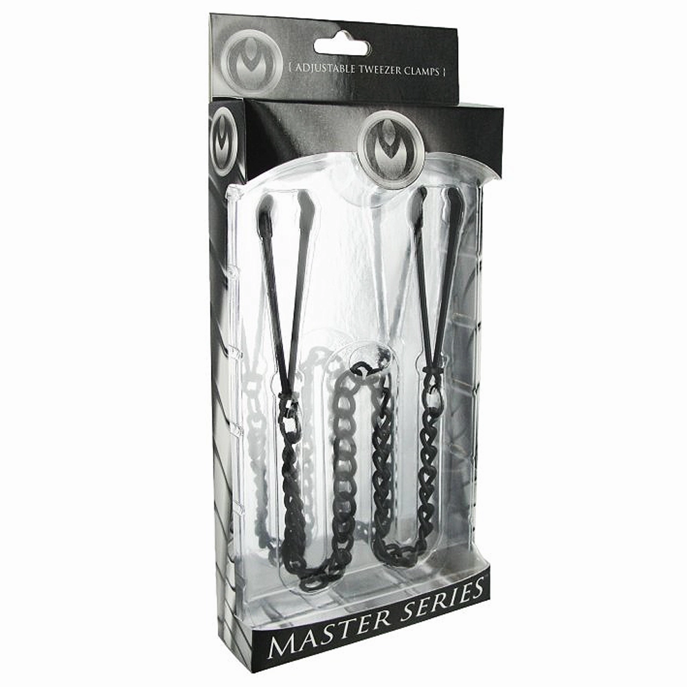 Master Series Reign Noir Tweezer Style Nipple Vice