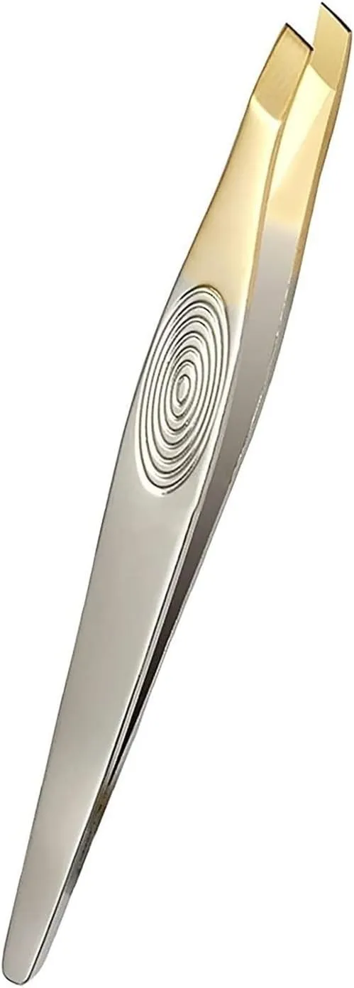 Multipurpose Stainless Steel Eyebrow Tweezer For Facial Hair Ingrown Hair Removal For Plucking Eyebrows Repair Clip Beards Tool(2)