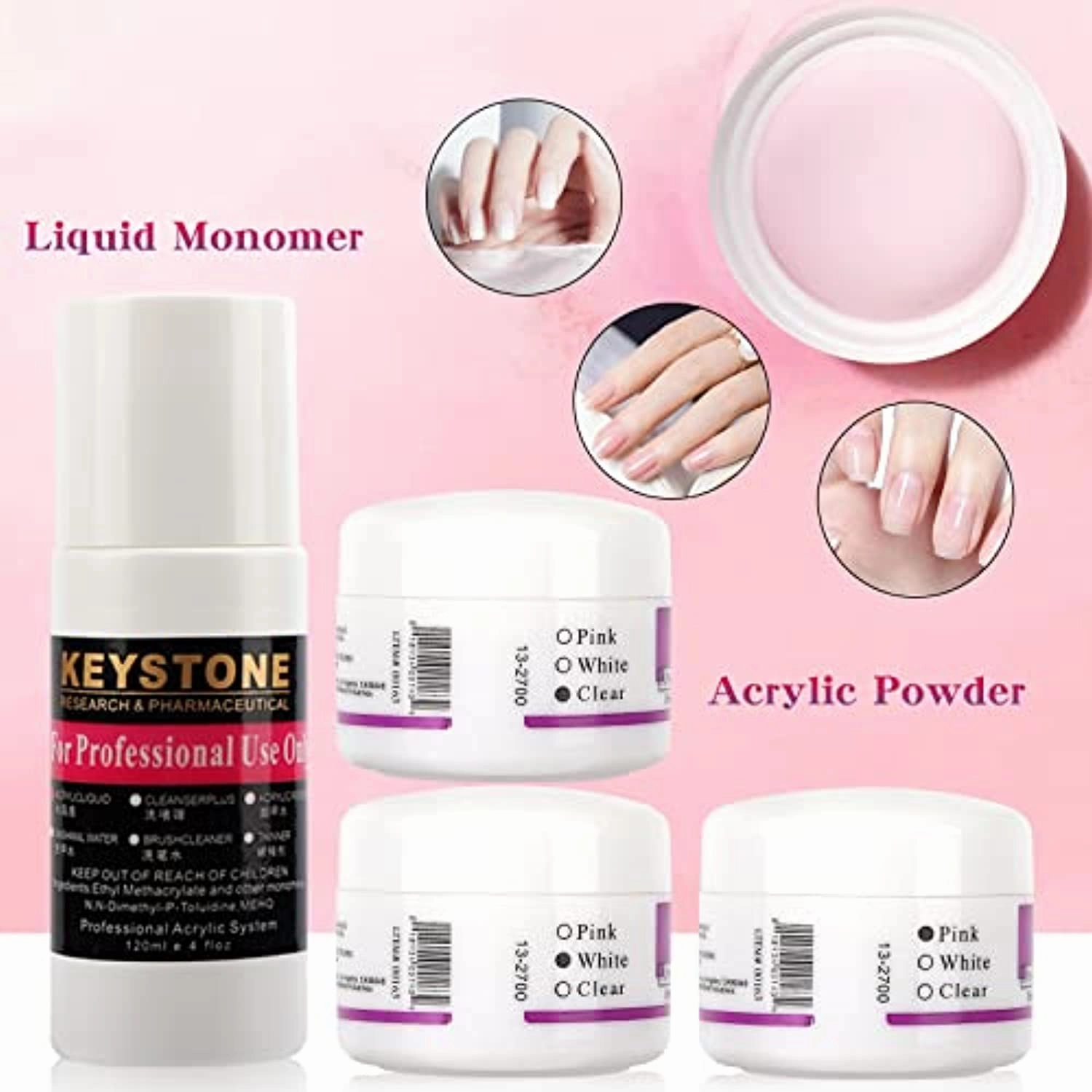Nail Practice Hand for Acrylic Nails, Flexible Practice Nail Hand Training Kits, Movable Fake Nail Hand to Practice Fake Nails with Nail Drill, Nail Dryer Lamp, 12 Colors Acrylic Powder Beginners Kit